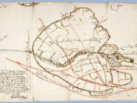 Kaart van Eertbeek in 1662